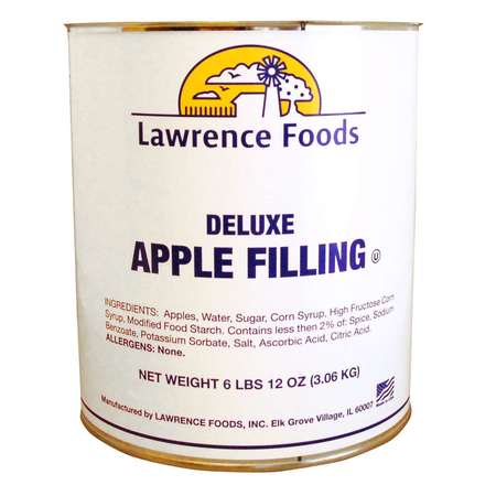 LAWRENCE FOODS Lawrence Foods Deluxe Apple Filling #10 Can, PK6 122001